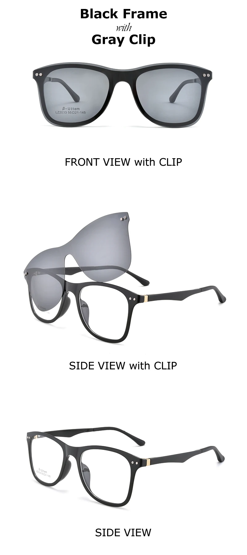 Product Show Black with Gray 2033