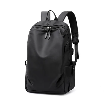 

New Waterproof Men Pleated Backpack 15.6 Inches Laptop Back Pack Large Capacity Stundet Backpacks Casual Anti-thief School Bags