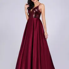 AliExpress стиль Горячая Распродажа Банкетный винный длинный европейский и американский блесток с открытой спиной сексуальный вечерний