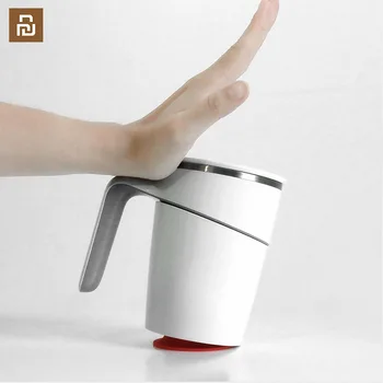 

470ml Not Pouring Cup Innovation Magic Sucker Splash Proof Non-slip Abs Double Insulation 304 Stainless