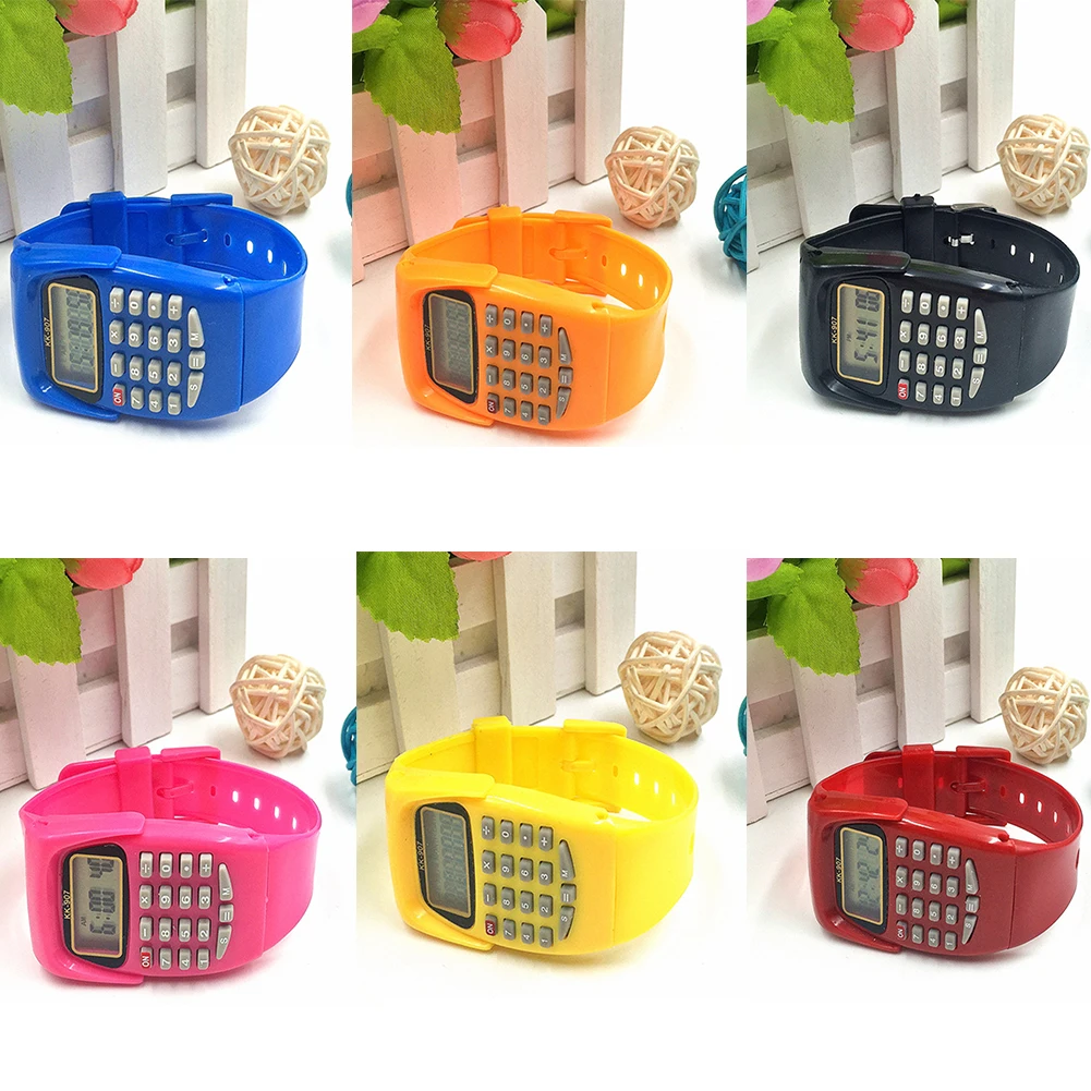 Digital Display Wrist Multifunctional Exam Oriented Portable Students Mini Kids Fashion Calculator Watch Electronic Practical