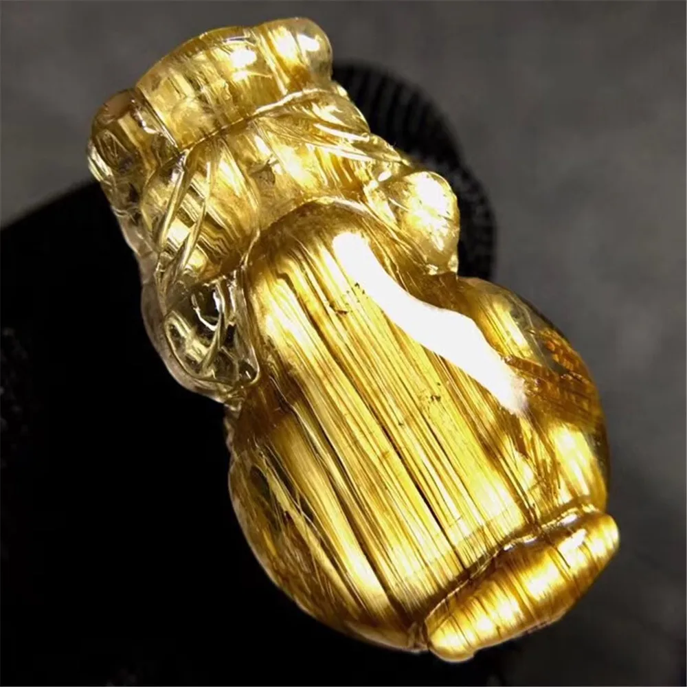 Gold Rutilated Pendant (4)