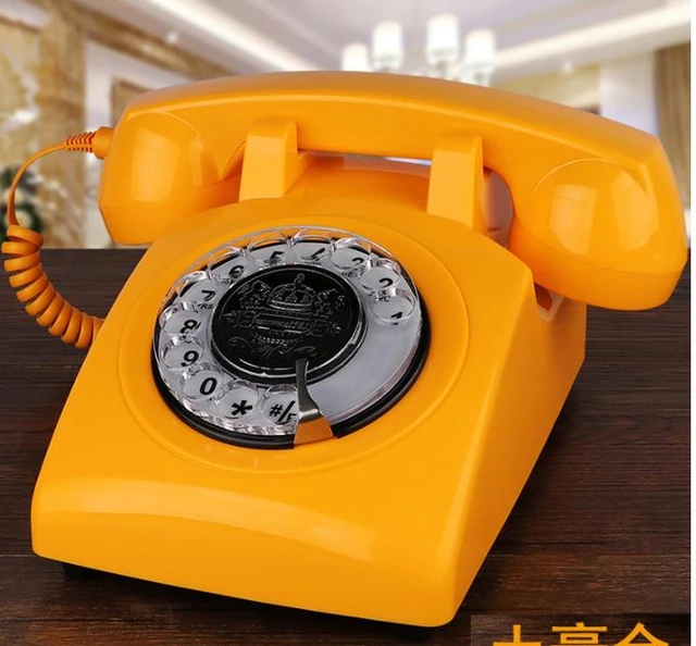 Retro Antique Landline Phones  Old Fashioned Landline Phones - Rotary Dial  Telephone - Aliexpress