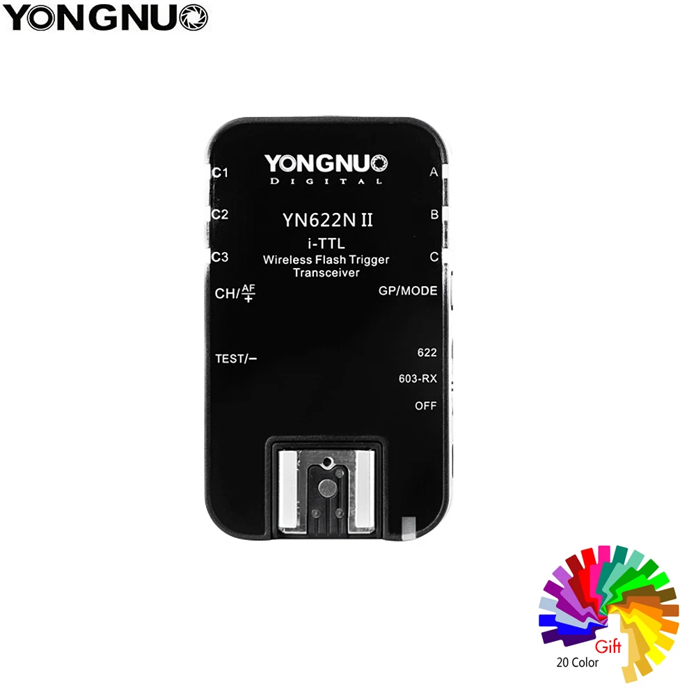 

Yongnuo YN-622N II Single Transceiver Wireless i-TTL Flash Trigger For Nikon D810A D810 D800 D750 D610 D7500 D5600 D3400 D5