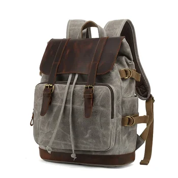 

YUPINXUAN 2020 Dropshipping Strings Backpakcs for Men Big Capacity Travel Canvas Rucksacks Vintage Students Back Packs