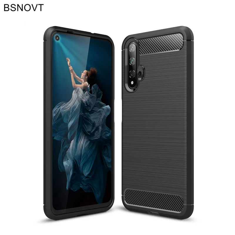 Чехол для телефона Huawei Nova 5T мягкий силиконовый грязеотталкивающий чехол