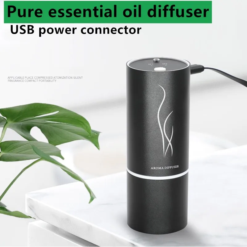USB распылитель эфирных масел без воды ароматерапии с 20 мл для автомобиля дома