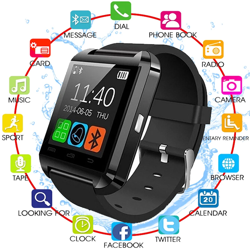 Bluetooth Смарт часы для IOS Android для мужчин и женщин Спорт умный Шагомер Фитнес браслет часы для iPhone часы для мужчин