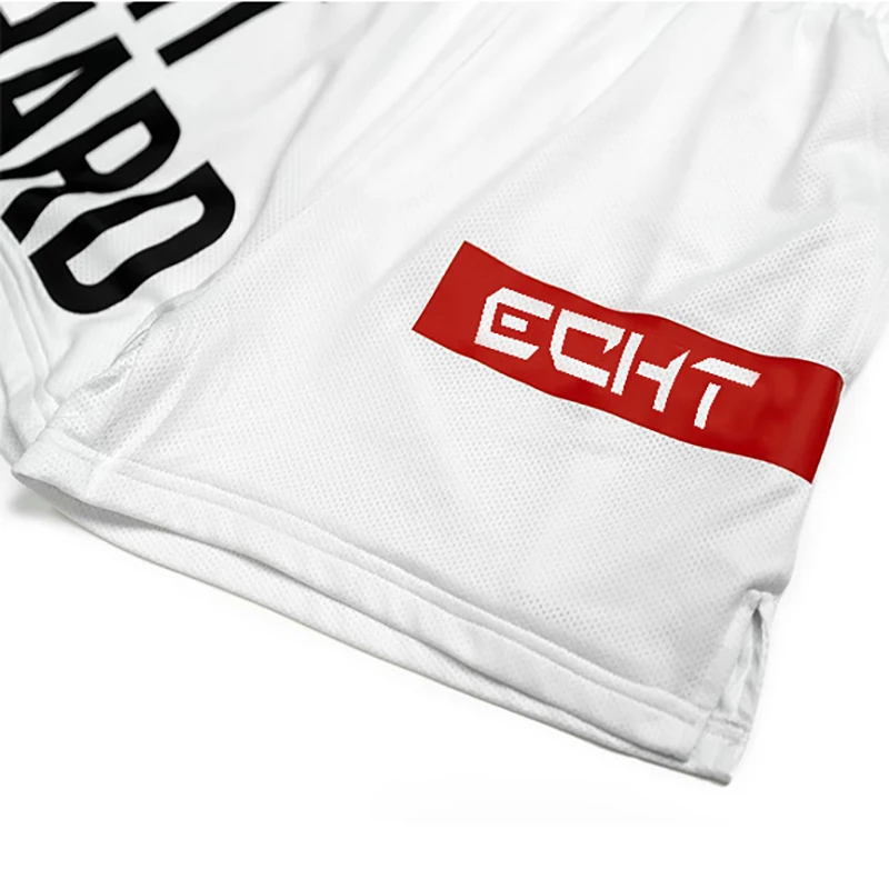 Echt-pantalones cortos deportivos de secado rápido para hombre, Shorts de malla elástica para entrenamiento al aire libre, Muay Thai, transpirables, Boxeo MMA, novedad