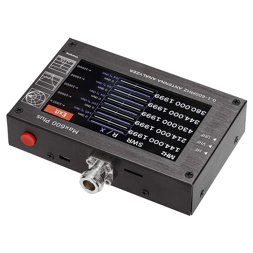 Max600 Plus HF/VHF/UHF антенный анализатор 0,1-600 МГц com/4," tft lcd vs Mini 600 сенсорный экран