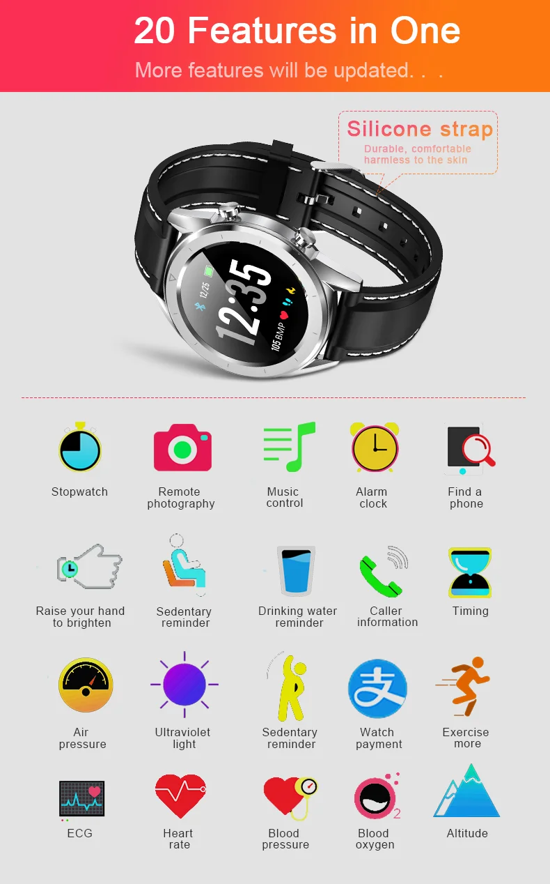 Смарт-часы gps Bluetooth для Android IOS телефонов водонепроницаемый IP68 сенсорный экран спортивные Смарт-часы фитнес-трекер кровяное давление