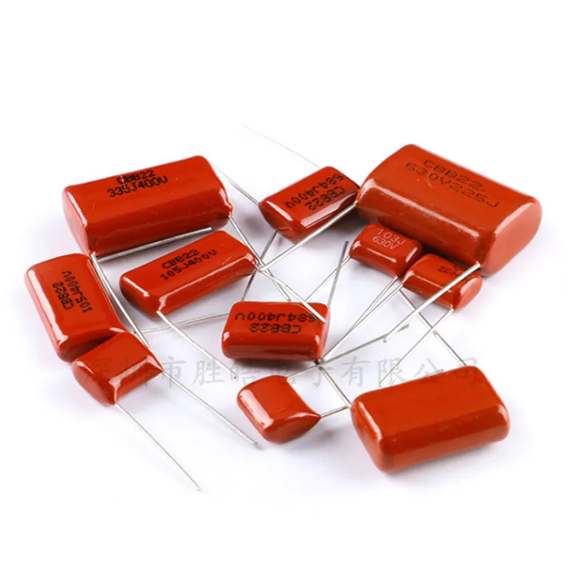 10PCS 63V 100V 250V 400V 450V 630V 2000V CBB Polypropylene film capacitor 101 103 104 105 125J 221 222 223 224 225 332 333 334 10pcs cbb capacitor 630v cbb22 polypropylene film capacitor 8 10 15 20 25mm 101 103 104 105 125j 221 222 223 variable capacitor