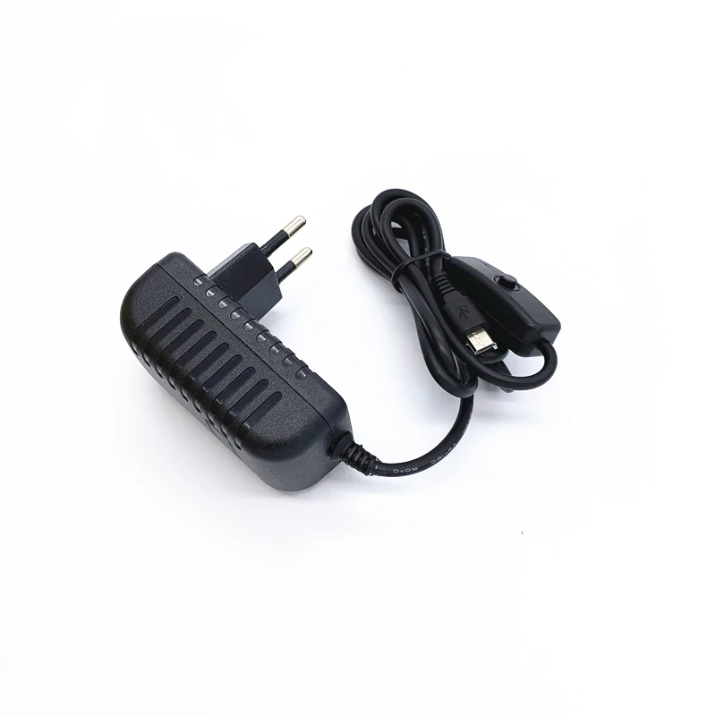 AC 100-240V DC 5 V 3A переключатель питания Кнопка питания адаптер питания Micro USB порт 5 V Вольт для Raspberry Pi 3 Model B+ plus