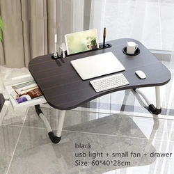 Casa dobrável mesa do portátil para cama & sofá portátil cama bandeja mesa portátil para estudo e leitura cama superior bandeja