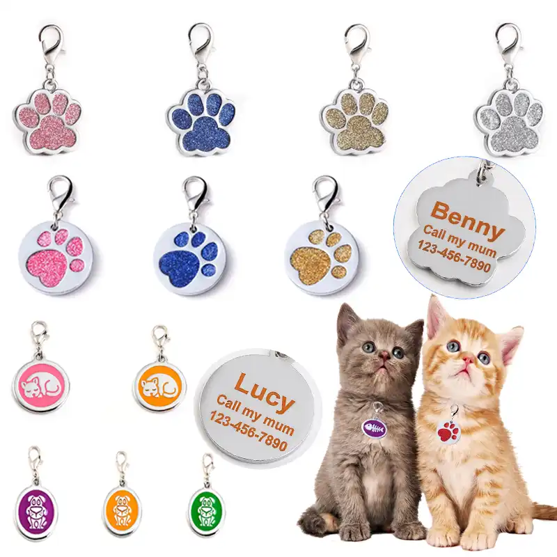 small cat id tags