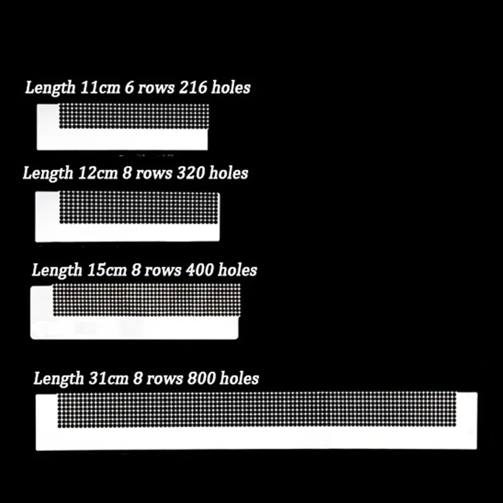 Живопись трафарет из нержавеющей стали 50 сетки 141 мм чистая линейка Алмазная окрашенная Линейка Инструмент для рукоделия DIY отель удобный