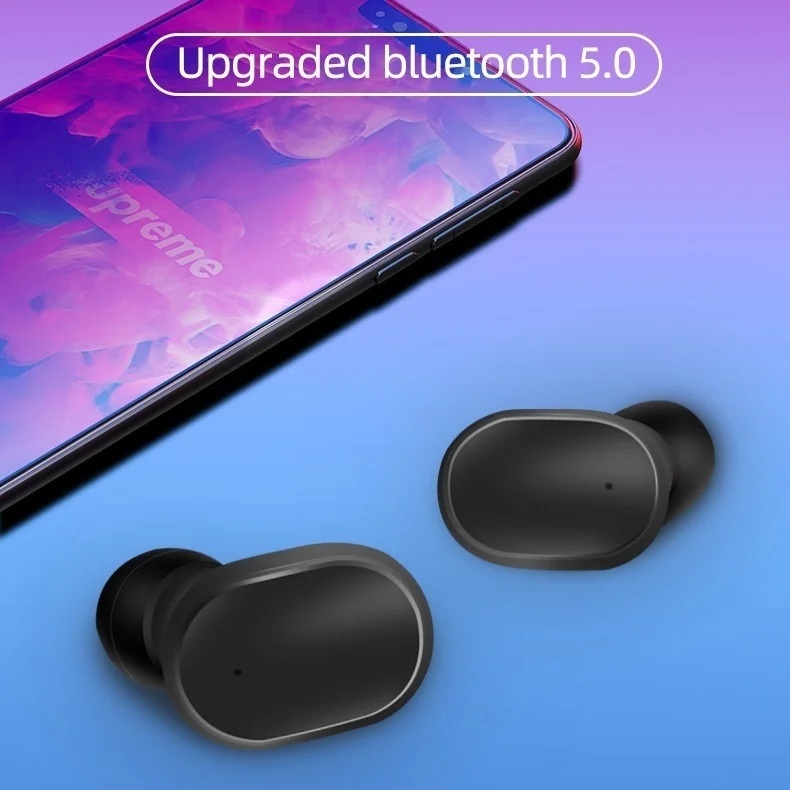 TWS Wireless Earphones IPX5 Sport Bluetooth Headset Hifi Stereo Headphones Mini In Ear Bluetooth Earbud PK Airpods Freebuds HBQ