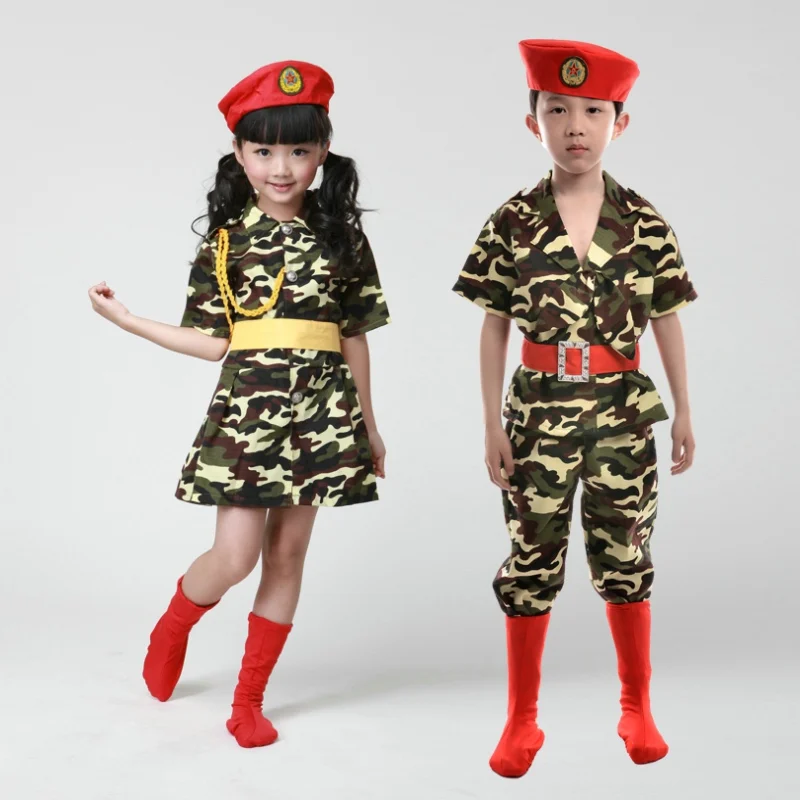 Carnaval cosplay, детский военный армейский военный костюм, детский Камуфляжный сценический костюм, тактические костюмы для мальчиков и девочек