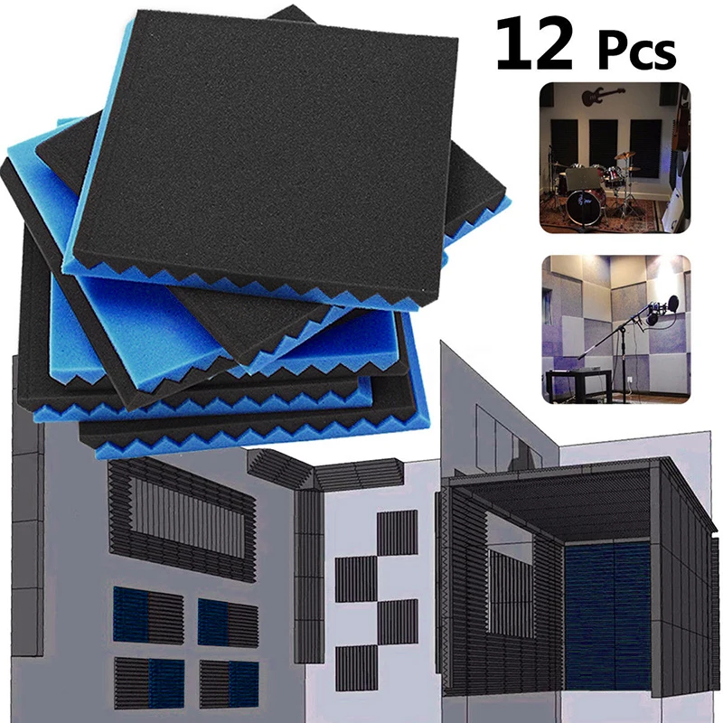 

flutter echoes Soundproofing Foams noise absorbing wall panel air permeability Acoustic foam cell Brand New