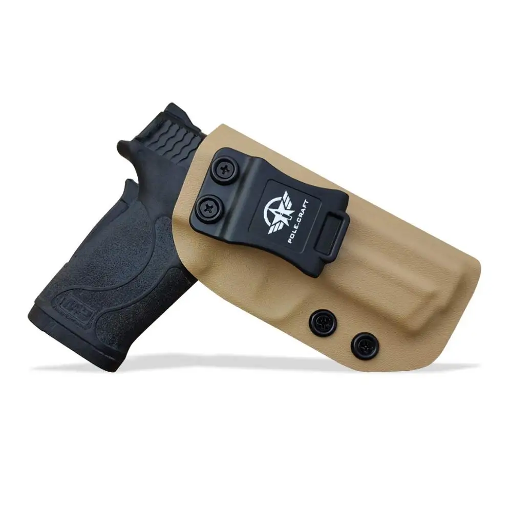 Чехол для пистолета PoLe. Craft IWB KYDEX Подходит для: Smith& Wesson M& P 380 EZ S& W чехол для пистолета внутри Скрытая кобура Чехол для пистолета - Цвет: Yellow For Right