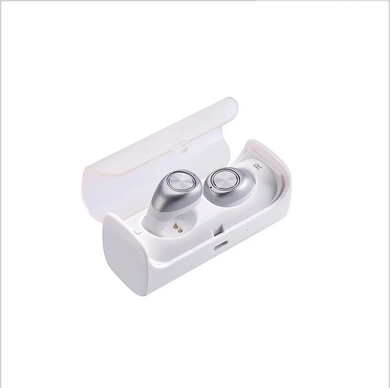 Bezo tws11 MS милые мини беспроводные наушники bluetooth наушники-вкладыши handfree Hd звонки музыка vido Спорт мобильный телефон общий - Цвет: tws10 silver