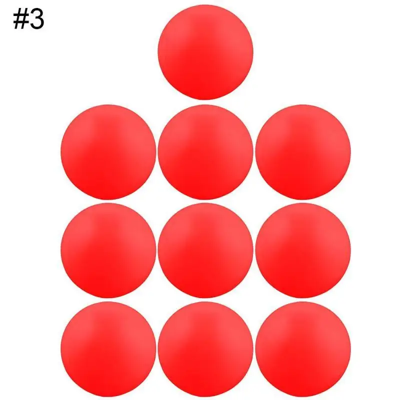 C RED 10 шт. 38 мм белый Beer Pong шарики для пинг-понга моющиеся питьевой Мячи Практика белый шарик для настольного тенниса для пинг-понга - Цвет: C RED