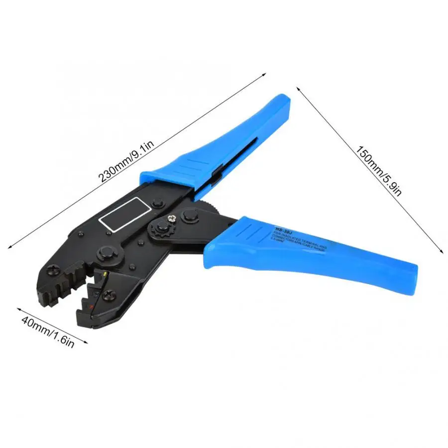 HS-30J Ratchet обычные обжимные клещи 22-10AWG обжимной инструмент для трубчатые изоляционные выводы Храповые обжимные плоскогубцы