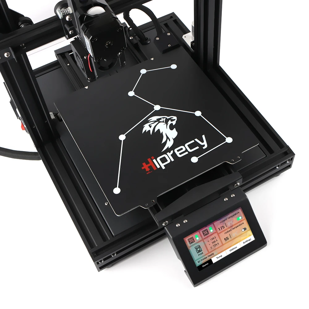 Hiprecy LEO 3d принтер Магнитный нагревательный полностью металлический принтер 230x220x260 мм I3 DIY комплект с горячей кроватью двойной Z-axis TFT экран