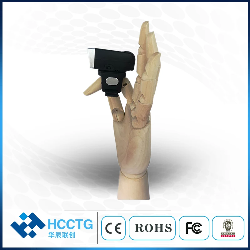 Portable Bluetooth Ring 2D Scanner Barcode Reader For Android Windows HID QR SPP Mode Code Wireless Sr with CMOS Video HS-S03 | Компьютеры