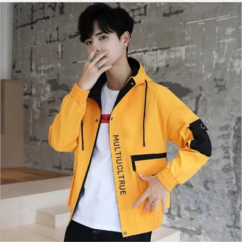 

2020 new autumn workwear jacket men's hooded jackets tops men clothes coat