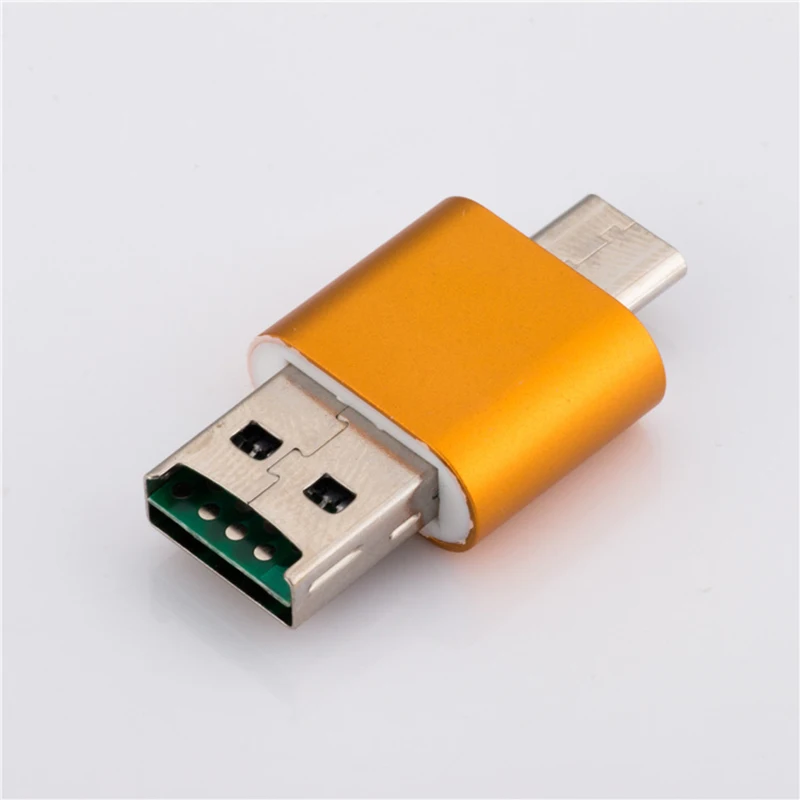 Металлический SD кард-ридер type C USB Многофункциональный OTG адаптер для чтения карт памяти для ноутбука Настольный ПК телефон