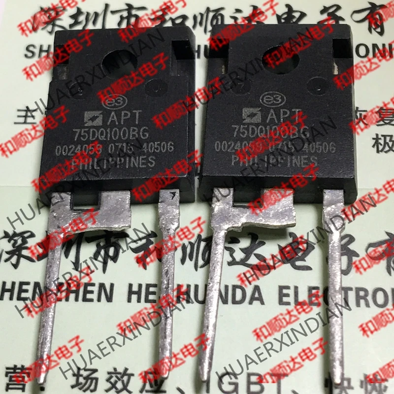 10 шт./лот и APT75DQ100BG-247 1000V 75A