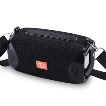 

Bluetooth speaker wireless outdoor sound column waterproof subwoofer with dual speakers support USB / TF / FM / TWS music center