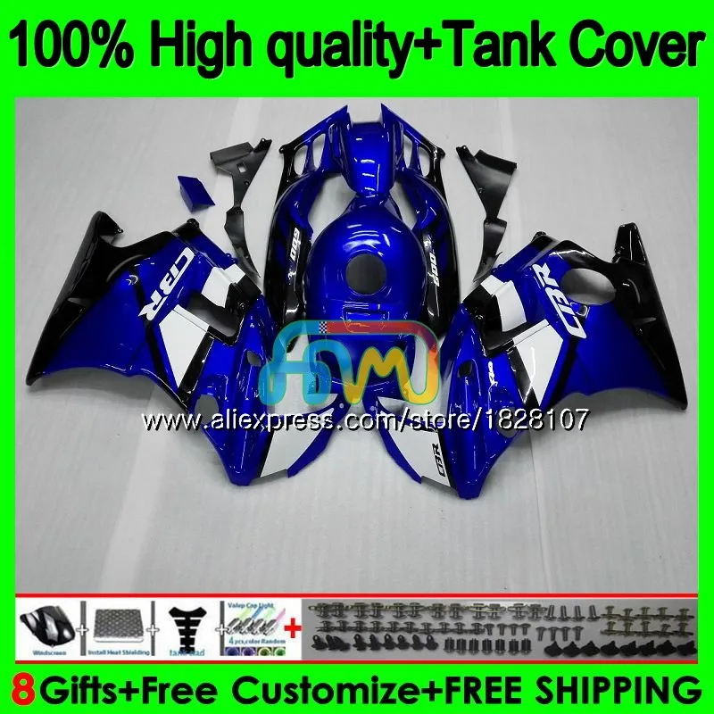 Корпус+ майка для HONDA CBR 600F2 600 F2 FS CBR600FS 1BS. 8 Заводские Синий CBR600 F2 CBR600F2 91 92 93 94 1991 1992 1993 1994 обтекатель