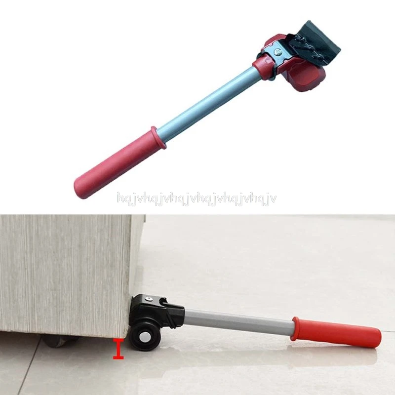 Furniture Mover Tool Transport Lifter Heavy Stuffs Moving 4 Wheeled Roller with 1 Bar Set D23 19 Dropship-1