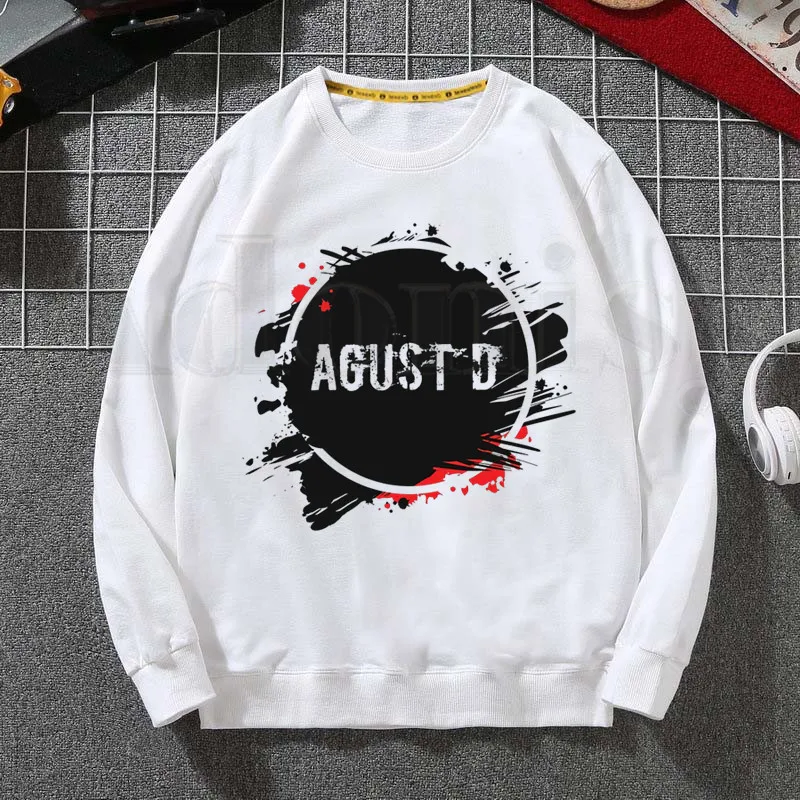 Художественный принт Agust D Fanart AgustD мужские толстовки трендовая мужская одежда с