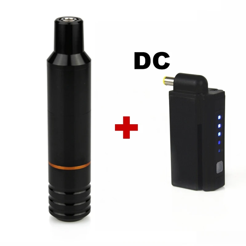 Balck Kit Новая татуировка роторная машинка ручка Япония Бессердечный мотор мощный тихий и мини тату беспроводной источник питания татуировки - Цвет: Balck Kit