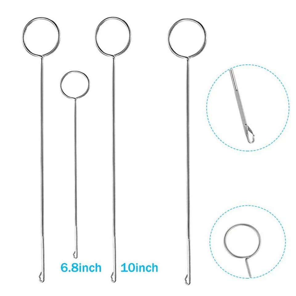 Kit De Couture 6 Pièces, Crochet Tourne-boucle, Enfile-cordon Flexible