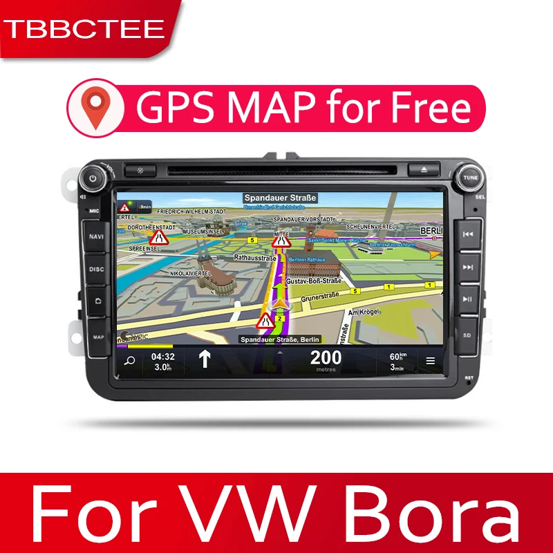 TBBCTEE Car Android System 1080P IPS LCD Screen For Volkswagen VW Bora 2005~2018 Radio Player GPS Navigation BT WiFi AUX DVD | Автомобили