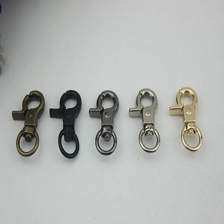 

Bag Hardware Accessories 3 Points Small qian kou Hooks Light Gold Keychain Large Lobster Clasp Dog Buckle Connection Pick up