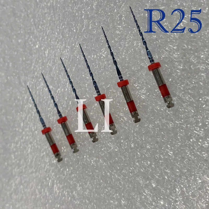 

Dental Reciprocate Bule Files R25 Heat Activation Files Dental Rotary Endodontic NITI Files for Tooth Whitening Products