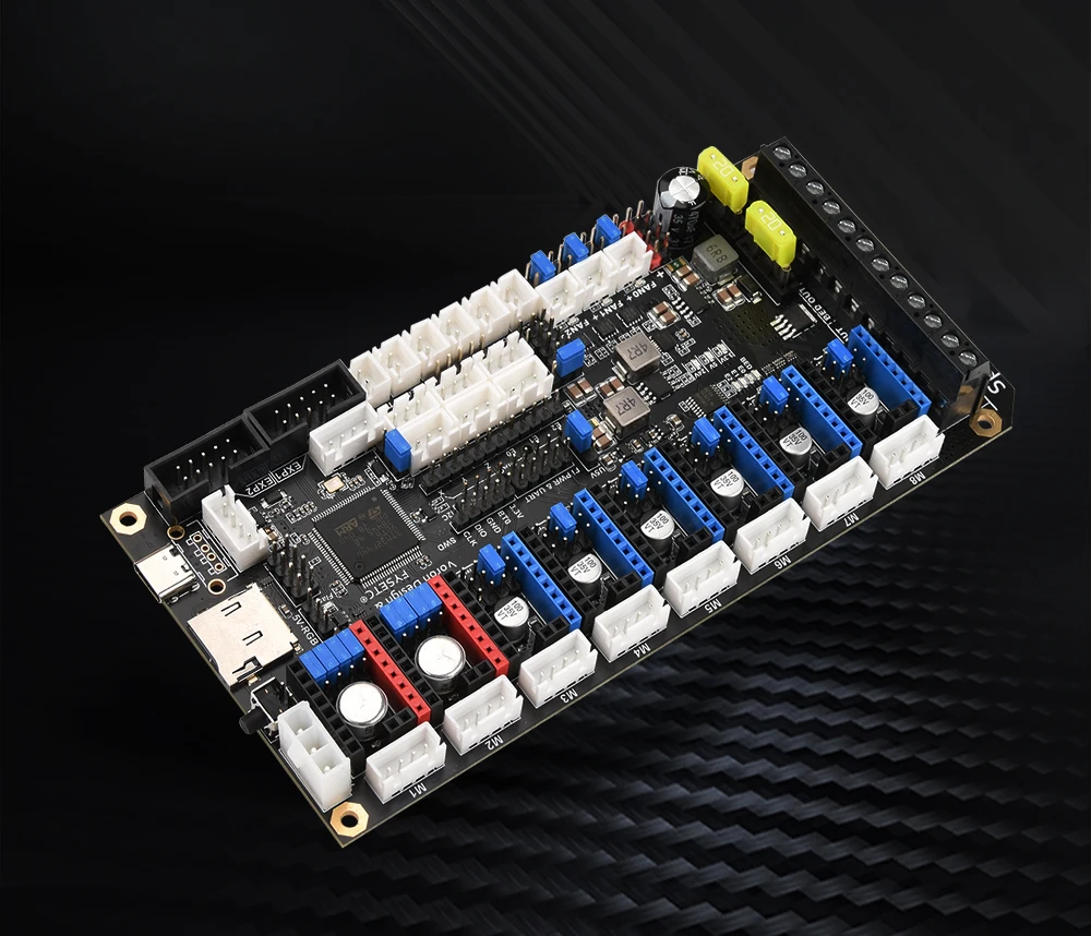 FYSETC Spider V2.2 Motherboard 32Bit Controller Board TMC2209 3D printer Part VS Octopus Replace For Voron 2.4 Voron Trident belt 3d printer