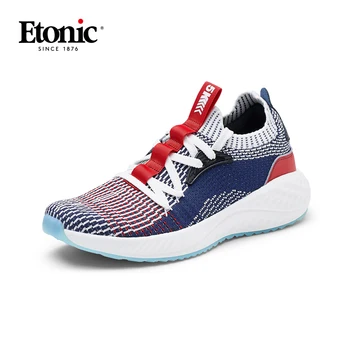 

ETONIC Summer Sneakers Men Knit Breathable Running Shoes Ultralight Air Cushion Sport Shoes Walking Jogging Sneakers Max Size 44