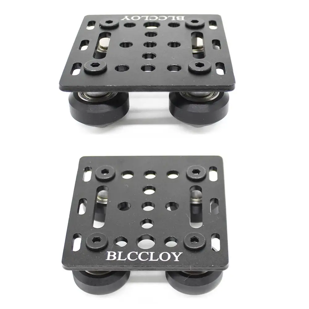 BLCCLOY V Slot Metal Pulleys, V-Slot Aluminum Profile Pulley 3D printer Accessory Profile Roller