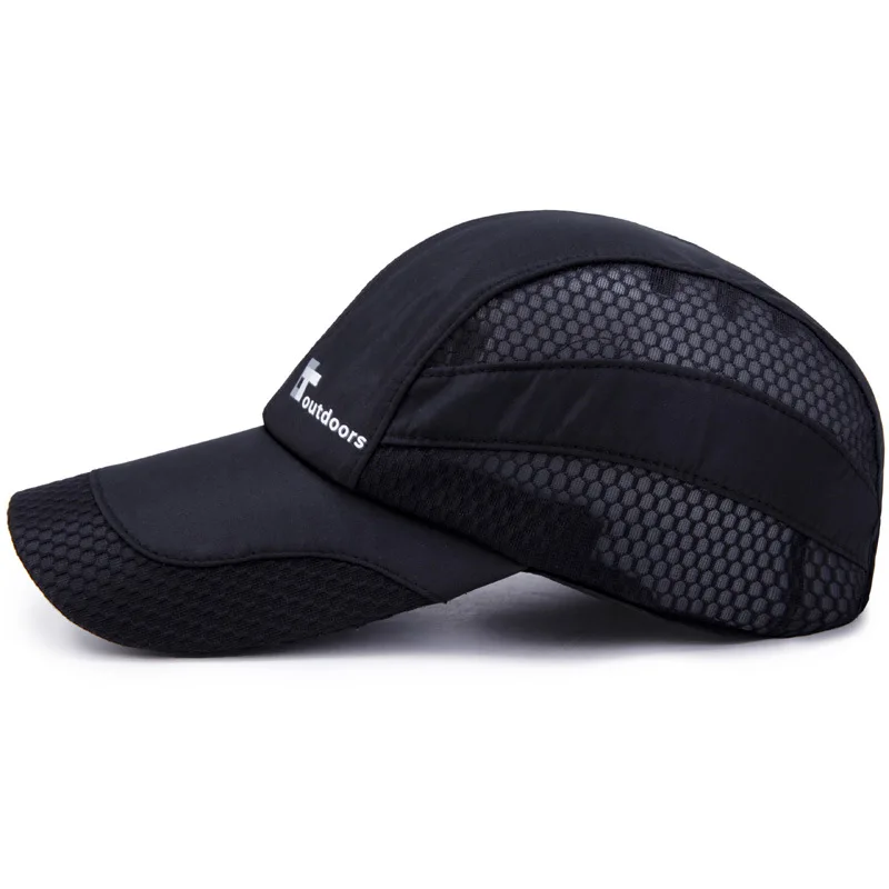 Summer Travel Climbing Hiking Cycling Fishing Thin Breathable Quick Drying Baseball Cap For Men Women Outdoor Sports Hat A170