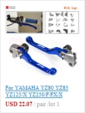 Для YAMAHA WR250F WR250R WR250Z WR250X WR450F Honda XR230 XR250 XR400 HUSQVARNA WR125 мотоцикл индивидуальный заказ тормозной рычаг сцепления