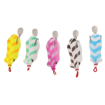 

5pcs Fishing Lure Spinnerbait, Bass Trout Salmon Spinner Baits Kit, Outdoor Fishing Equipment Accessories