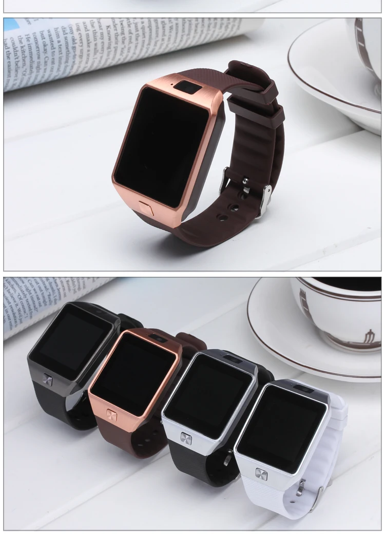 Беспроводные устройства DZ09 bluetooth Смарт часы для телефона android Поддержка SIM/TF нескольких языков для мужчин женщин детей спортивные наручные часы