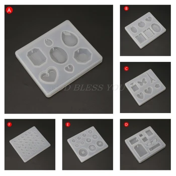 

Silicone Mold Mirror For Crafts DIY Jewelry Making Pendant Epoxy Resin Cake Findings 6 Type Hot New Drop Shipping
