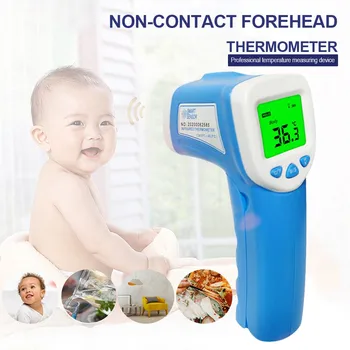 

Smart Home Contactless Forehead Thermometer Digital Infrared Handheld Body Temporal Thermometer for Children Adults Infants CE